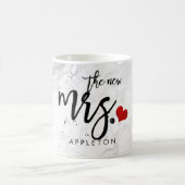 PixDezines marble Das neue, moderne Brush-Script Kaffeetasse (Mittel)