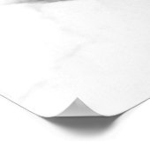 PixDezines Marble/Imitate Gold Kronier/Empfang Poster (Ecke)