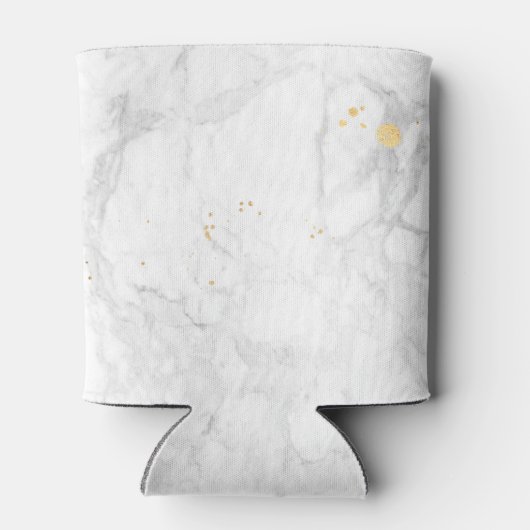 PixDezines Marble+Imitate Gold neue Frau. Dosenkühler (Rückseite)