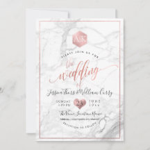 PixDezines Marble+Monogram+Imitate RoseGold Honeyc