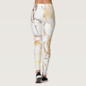 PixDezines Marble Slab/Imitate Gold Venen Leggings (Rückseite)