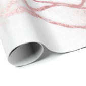 PixDezines Marmor+Imitat Rose Gold Geschenkpapier (Rolleneckpunkt)