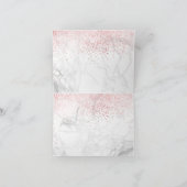 PixDezines Marmor Imitat Rose Gold/Reservierte Tab Karte (Innenseite)