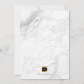 PixDezines Marmor/Imitate Rose Gold/Hochzeit Einladung (Rückseite)