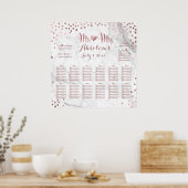 PixDezines Marmor/Imitate Rose Gold Speck/Sitzplät Poster (Küche)