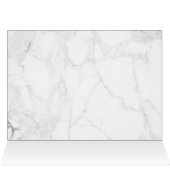 PixDezines Marmor Reserviert Tafelzeichen (Innenansicht Horizontal (Oben))