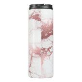 PixDezines Marmor/Rose Gold Venen Thermosbecher (Rückseite)