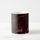 PixDezines MASALA RED MARBLE Kaffeetasse (Mittel)