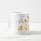PixDezines-Matron von Ehre/Marmor+Imitate Gold/Scr Kaffeetasse (Vorderseite Links)