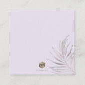 PixDezines Mauve Palms, gut wollen Begleitkarte (Rückseite)