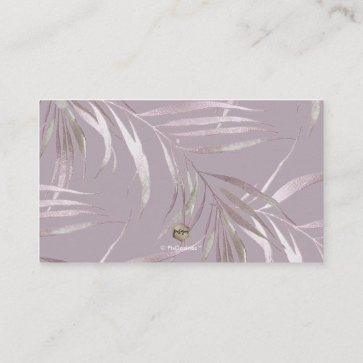 PixDezines Mauve Platzkarten (Rückseite)