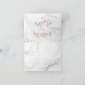 PixDezines Mazel Tov, Marble + Falsch Rose Gold Karte (Innenseite)