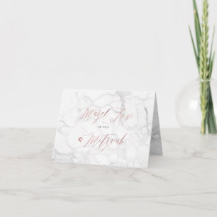 PixDezines Mazel Tov, Marmor + Falsches Roségold Karte