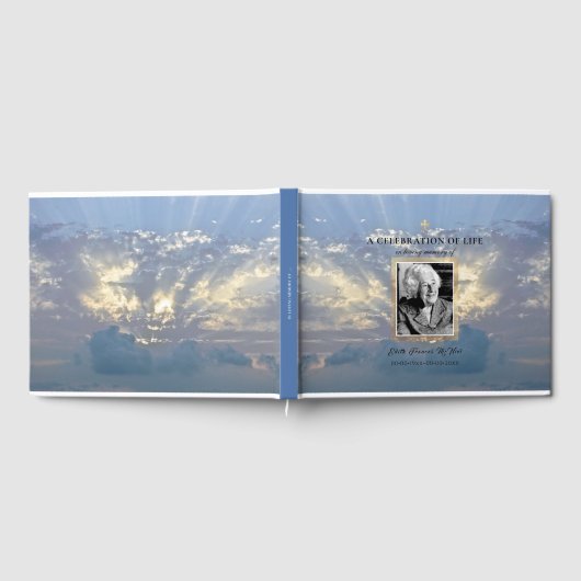 PixDezines Memorial Sun+Sky Gästebuch (Voll)