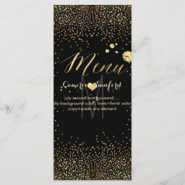 PixDezines Menü Champagnerblasen/Rackkarten Menükarte