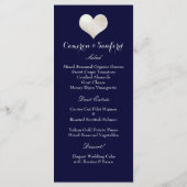 PixDezines Menu DIY Color/Imitats Silberherz Menükarte (Rückseite)