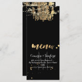 PixDezines Menukronleuchter/Lichtsaiten Menükarte (Vorne/Hinten)