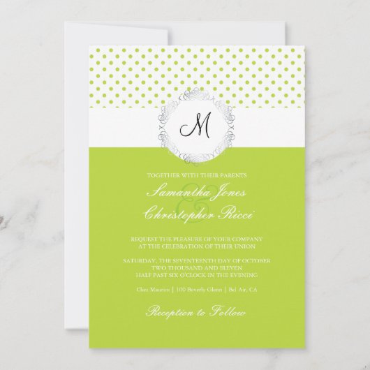 PixDezines Mini dots|DIY Hintergrundfarben, Limon Einladung (Rückseite)