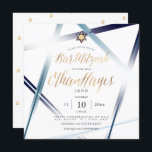 PixDezines Minimalistisch Bar Mitzvah, Imitate Gol Einladung<br><div class="desc">PixDezines chic und moderne minimalistische Bar Mitzvah, ergänzt mit modernen handgeschriebenen Drehbuch-Schriftart. Monogram auf Imitats Gold Star von David. Bitte kontaktieren Sie uns, wenn Sie Ihren Namen mit dem gleichen Schriftart anpassen möchten. Löschen Sie für jedes Ereignis unbenutzte Ebenen. Unser dynamisches Design erlaubt es Ihnen, alle Elemente zu bearbeiten. Um...</div>