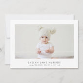 PixDezines Minimalistisch einfache 12x18 Ankündigung (Vorderseite)