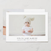 PixDezines Minimalistisch einfache 12x18 Ankündigung (Vorne/Hinten)