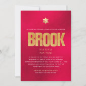 PixDezines Minimalistisch RED HOT CHILI PEPPER Mit Einladung (Vorderseite)