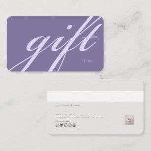 PixDezines Minimalistische E-Geschenkkarte DIY Far Visitenkarte