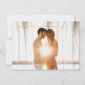 PixDezines Minimalistische Imitate Einladung (Rückseite)