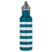 PixDezines mit einstellbarer weißer Streifen/Tages Trinkflasche (Rechts)