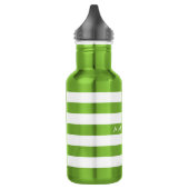 PixDezines mit einstellbarer weißer Streifen/Tages Trinkflasche (Links)