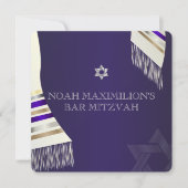 PixDezines mitzvah/lila Talent/Tageslicht Einladung (Vorderseite)