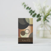 PixDezines Mod Bubbles / Retro-Spritze + Farben Visitenkarte (Stehend Vorderseite)