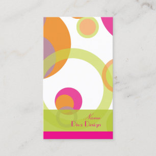 PixDezines Mod Bubbles / Retrospritze + Farben Visitenkarte