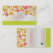 PixDezines Mod Bubbles / Retrospritze + Farben Visitenkarte (Vorne/Hinten)