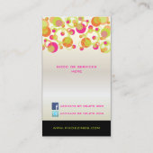 PixDezines Mod Bubbles / Retrospritze + Farben Visitenkarte (Rückseite)