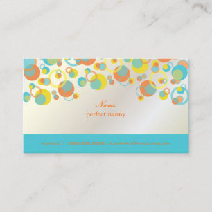 PixDezines Mod Bubbles / Retrospritze + Farben Visitenkarte