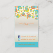 PixDezines Mod Bubbles / Retrospritze + Farben Visitenkarte (Rückseite)