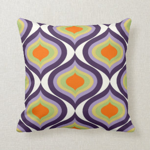 PixDezines Mod Ogee DIY Hintergrundfarbe Kissen