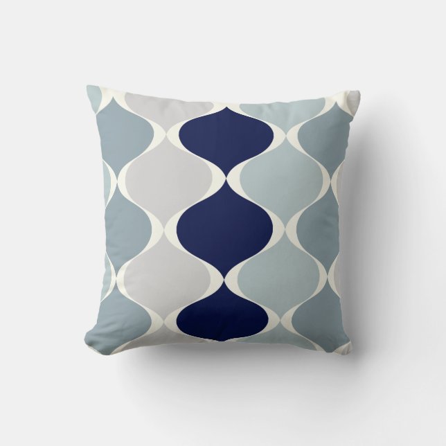 PixDezines Mod ogee DIY Hintergrundfarbe Kissen (Vorderseite)