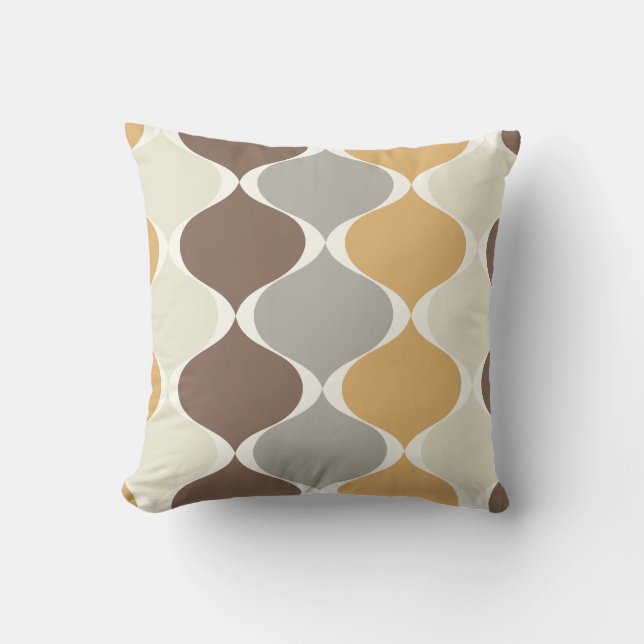 PixDezines Mod ogee DIY Hintergrundfarbe Kissen (Vorderseite)