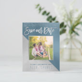 PixDezines/Moderne DIY-Farben Ankündigungspostkarte (Stehend Vorderseite)