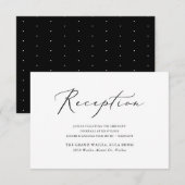 PixDezines Moderner, eleganter Script-Empfang (Vorne/Hinten)