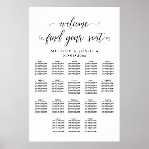 PixDezines Moderner Schriftart für Kalligraphie, S Poster