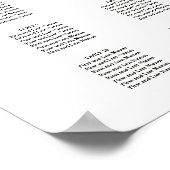 PixDezines Moderner Schriftart für Kalligraphie, S Poster (Ecke)