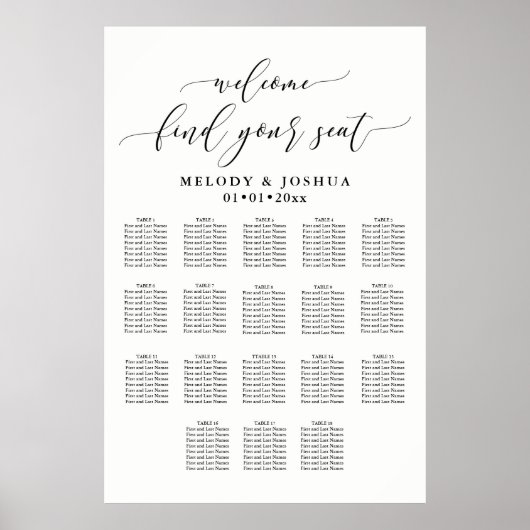 PixDezines Moderner Schriftart für Kalligraphie, S Poster (Vorne)