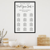 PixDezines Moderner Schriftart für Kalligraphie, S Poster (Küche)