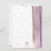 PixDezines Modernes Abstraktes Tallit Bat Mitzvah Einladung (Rückseite)