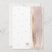 PixDezines Modernes Abstraktes Tallit Bat Mitzvah Einladung (Rückseite)