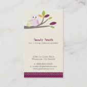 PixDezines Mommy + Kinderkinder Telefonnummerkarte (Rückseite)