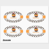 PixDezines monaco trellis+cupcake/DIY Farbe Ovaler Aufkleber (Blatt)